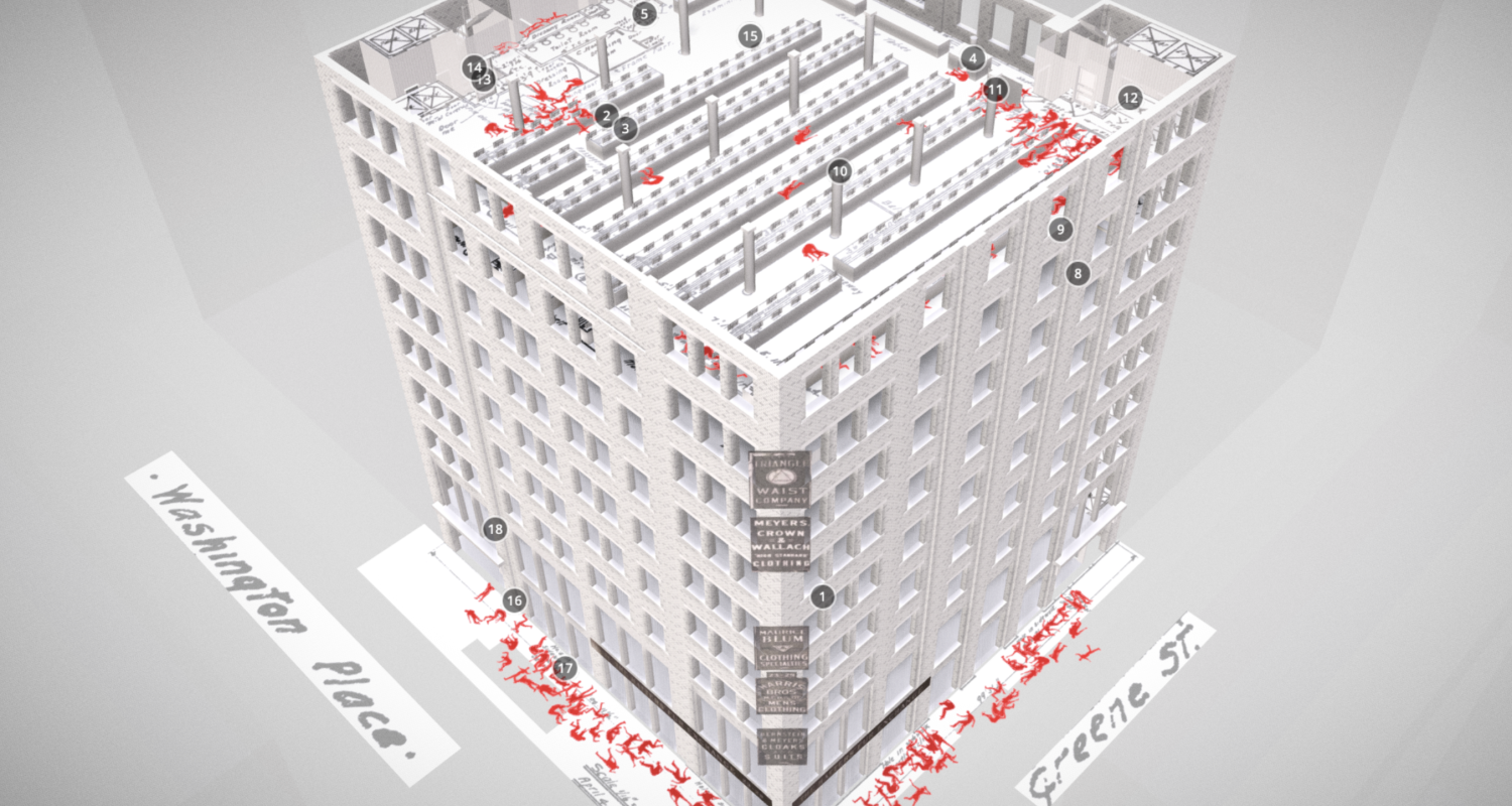 Time-lapse Animation of Triangle Shirtwaist Factory Fire