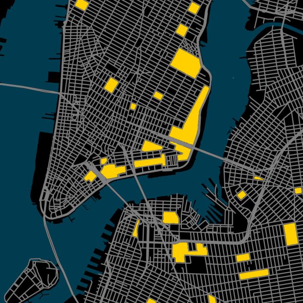 1969 - extent of public housing projects