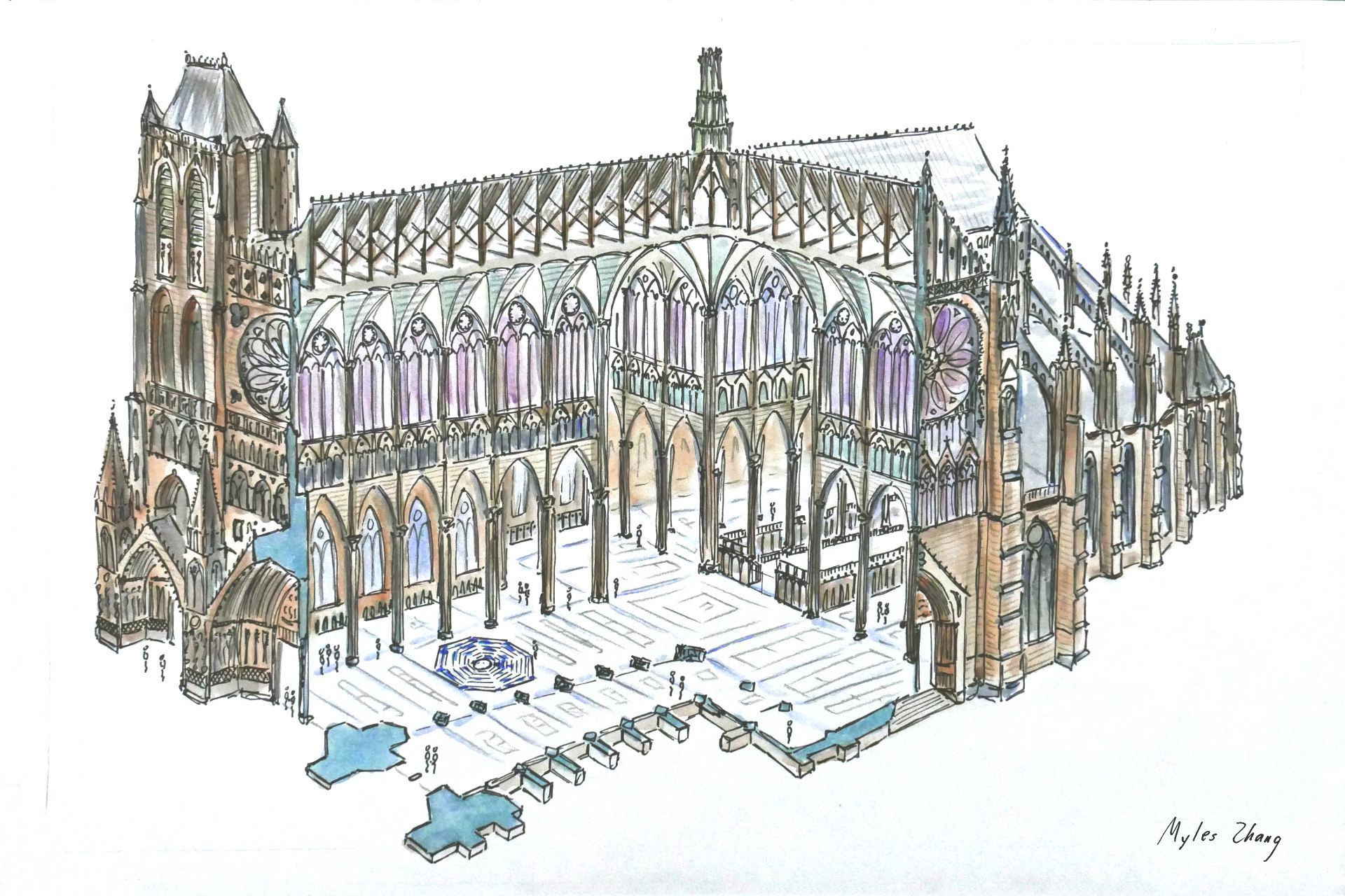 Amiens Cathedral Construction Sequences